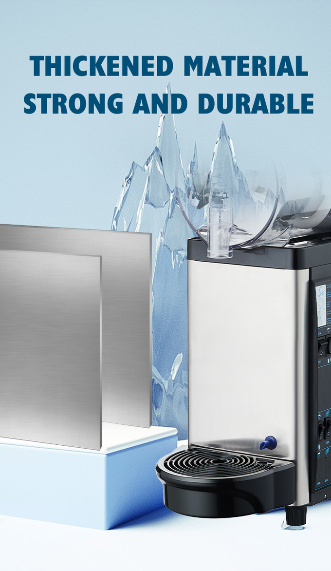 máquina comercial congelada del granizado del aguanieve de la máquina 500w Margarita de la máquina del daiquiri 24l 2