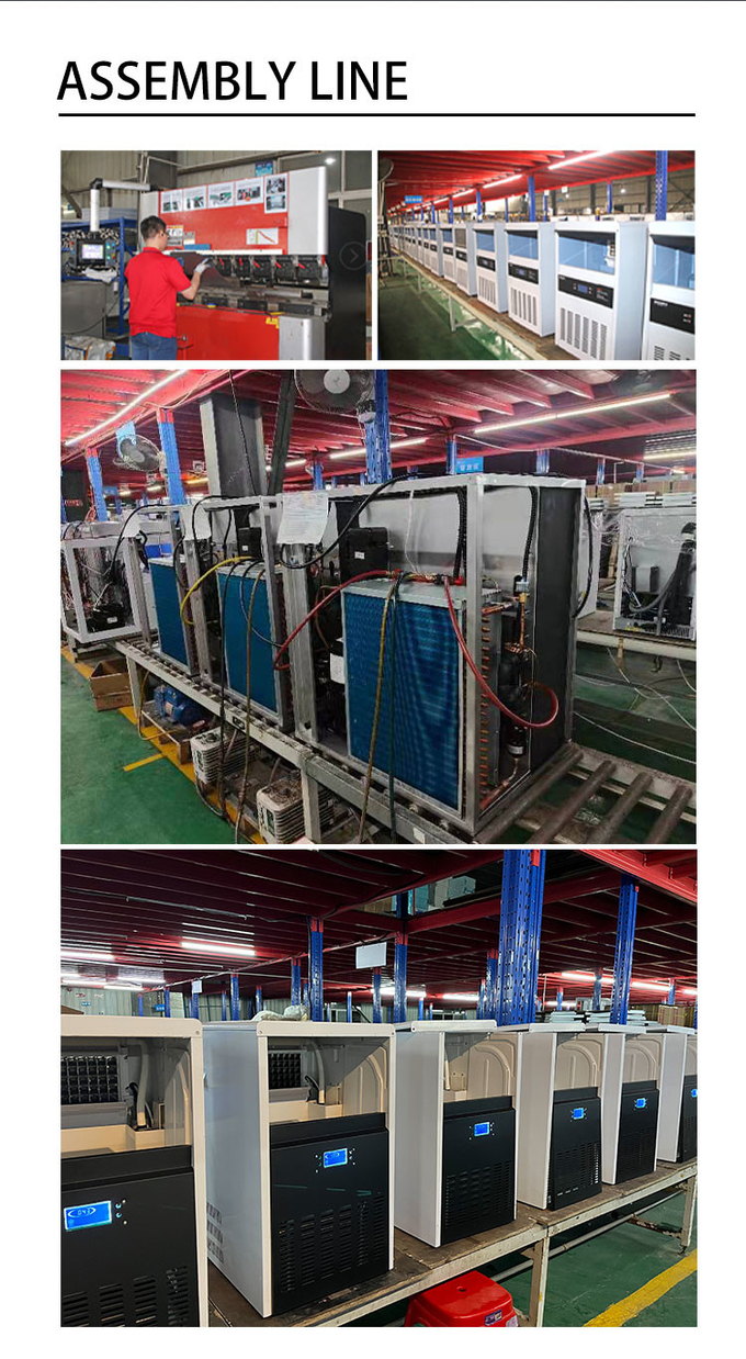 Automático lleno comercial de la refrigeración por aire del fabricante de hielo del cubo 300Kg R404a 12
