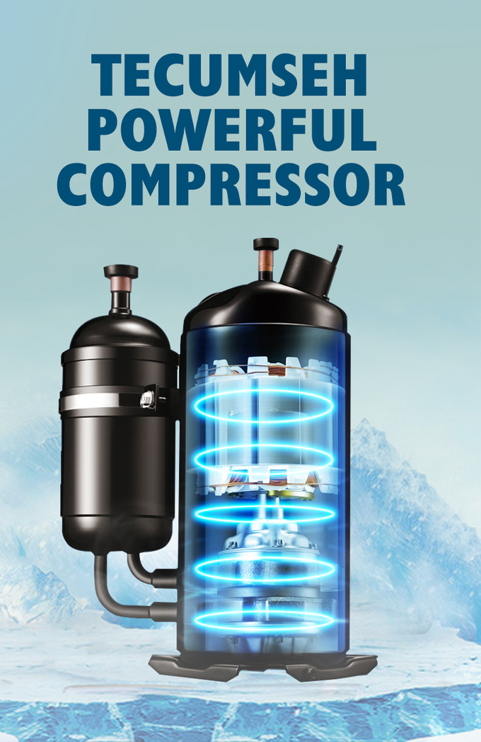 Máquina de hielo automática de refrigeración por aire, fabricante comercial de bolas de hielo de acero inoxidable de 500Kg 3